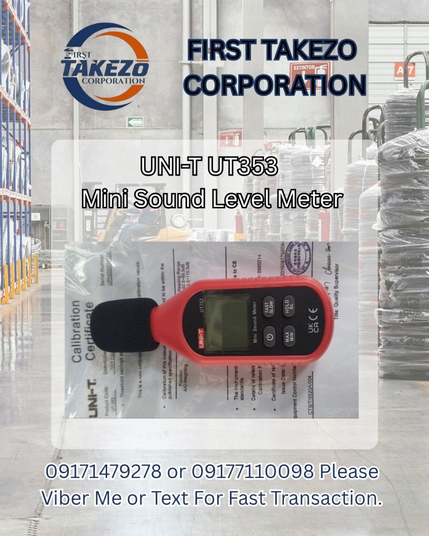 UNI-T UT353 Mini Sound Level Meter (Category: Home Improvement Tools & Accessories) located in Manila. Submitted by 09171479278_elsie. (Listing ID 1464774480, Image 1). Description: UNI-T UT353 Mini Sound Level Meter.