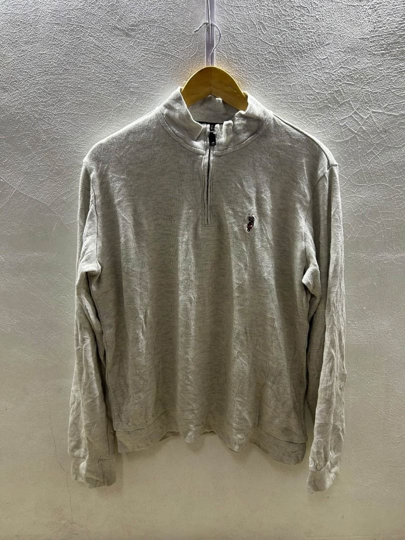 USPA QZIP (Category: Coats, Jackets and Outerwear) located in Caloocan City. Submitted by j3ngsanity (Listing ID 1464900078, Image 1). Description: ISSUE SA LAST PIC DIMES : 22x26 NEED WASH.