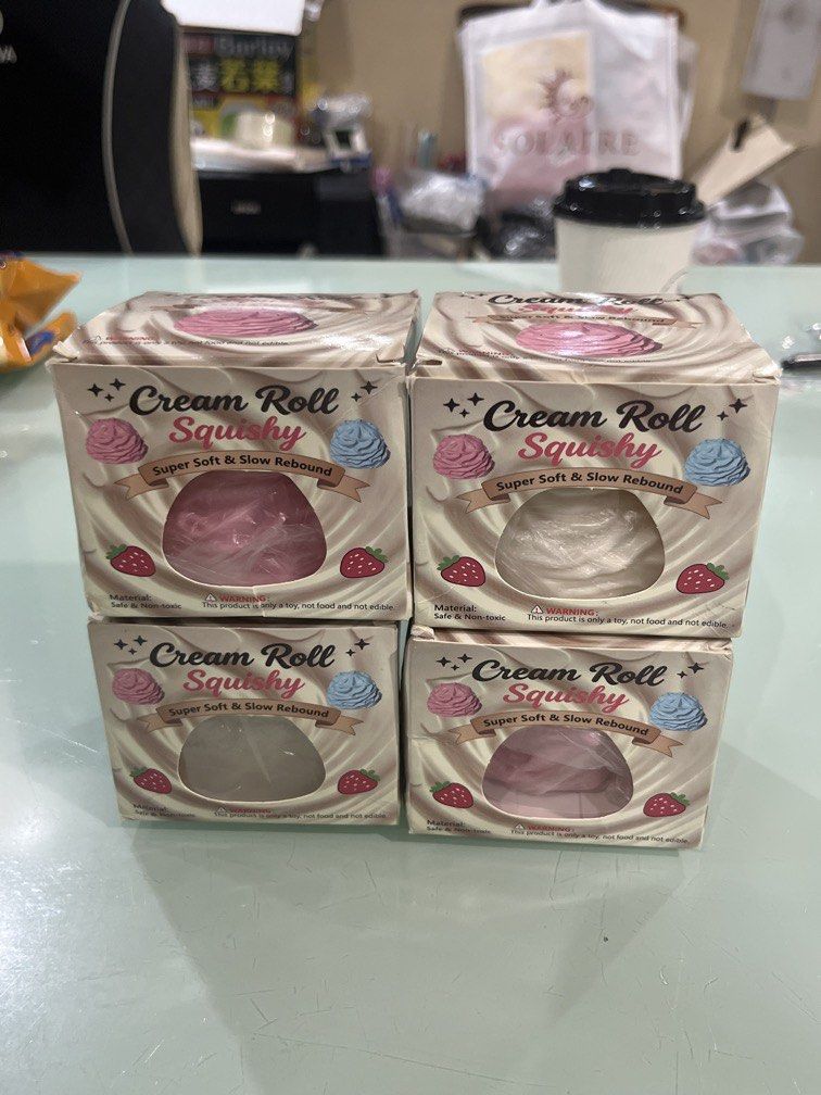vaseline ice cream squishy (Category: Interactive Toys) located in Manila. Submitted by veeri.yu (Listing ID 1464801533, Image 2). Description: fixed price, ₱250ea mop gcash mod jnt or lalamove - buyer shoulders sf - i ship after payment - lov in san miguel manila.