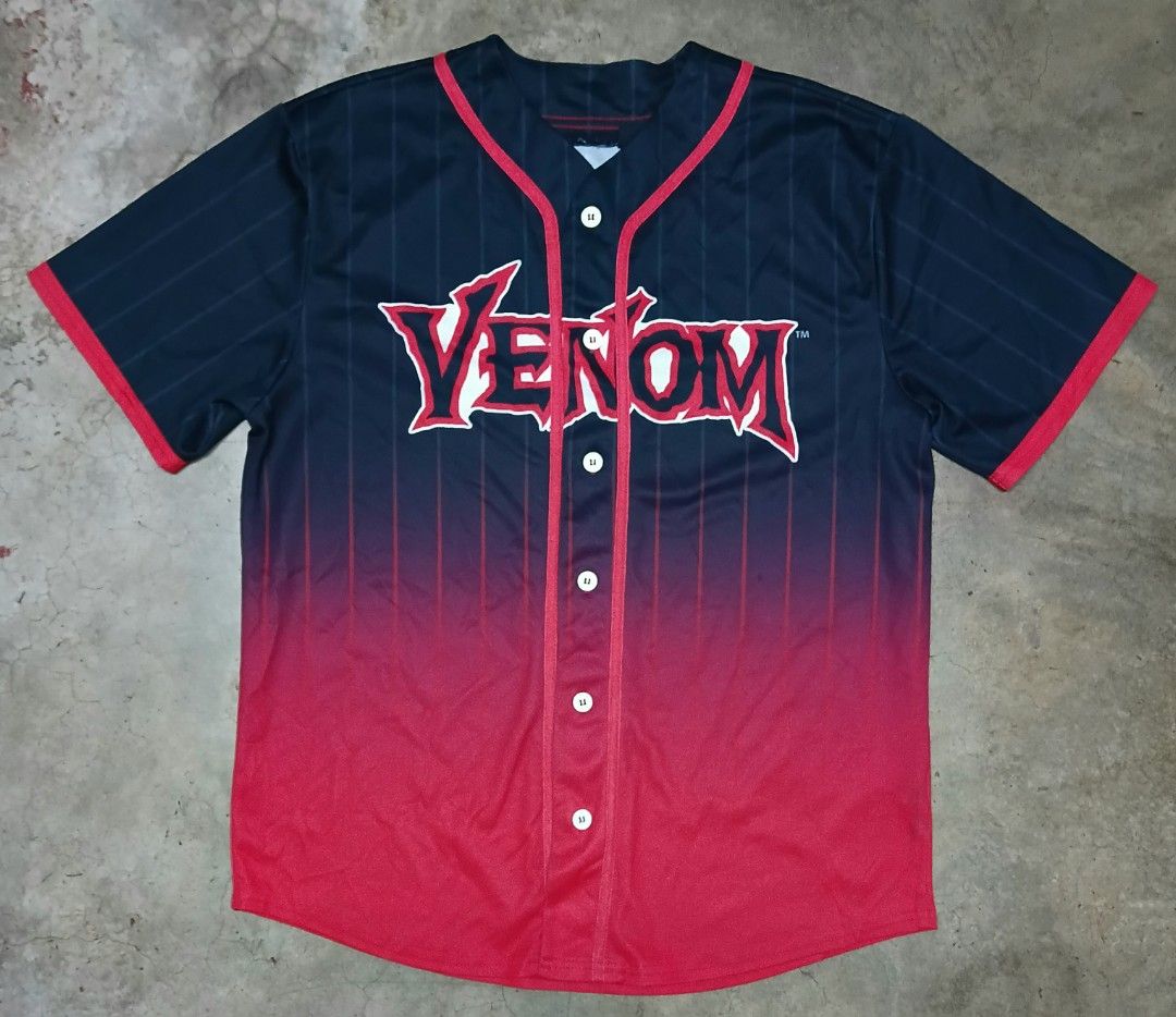 VENOM BASEBALL JERSEY (Category: Tshirts & Polo Shirts ) located in Manila. Submitted by 6ram9 (Listing ID 1464874598, Image 2). Description: EXCELLENT CONDITION NO ISSUE 22x28 dimes.