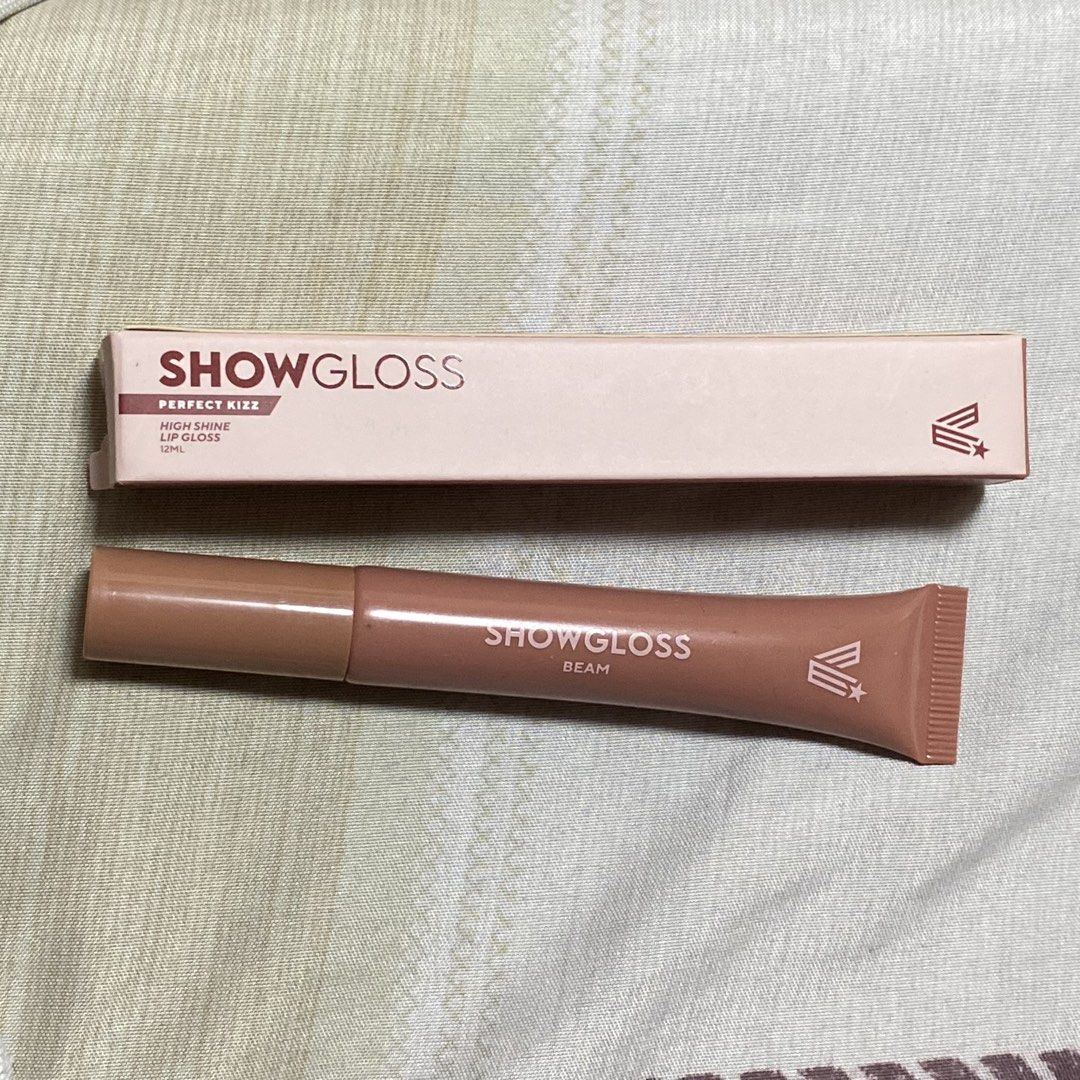VICE SHOWGLOSS Perfect Kizz Lip Gloss in Beam (Category: Makeup) located in Baguio. Submitted by from.deana (Listing ID 1464896077, Image 1). Description: - Brand: SHOWGLOSS - Product: High Shine Lip Gloss - Shade: Beam - Volume: 12ml - Packaging: Comes in original box - Condition: Like new, swatched only.