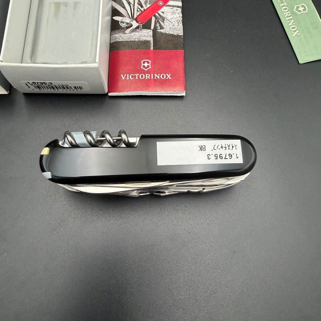 Victorinox Swiss Champ Black (Category: Knives & Chopping Boards) located in Manila. Submitted by goldenking0 (Listing ID 1464952440, Image 3). Description: bnew.