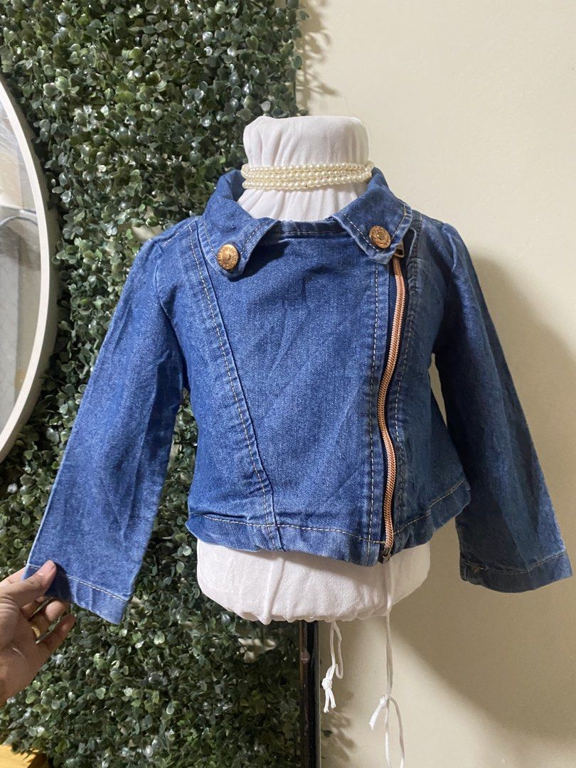 Vince camuto denim jacket (Category: Babies & Kids Fashion) located in Manila. Submitted by avathriftedcloset (Listing ID 1464966254, Image 2). Description: .