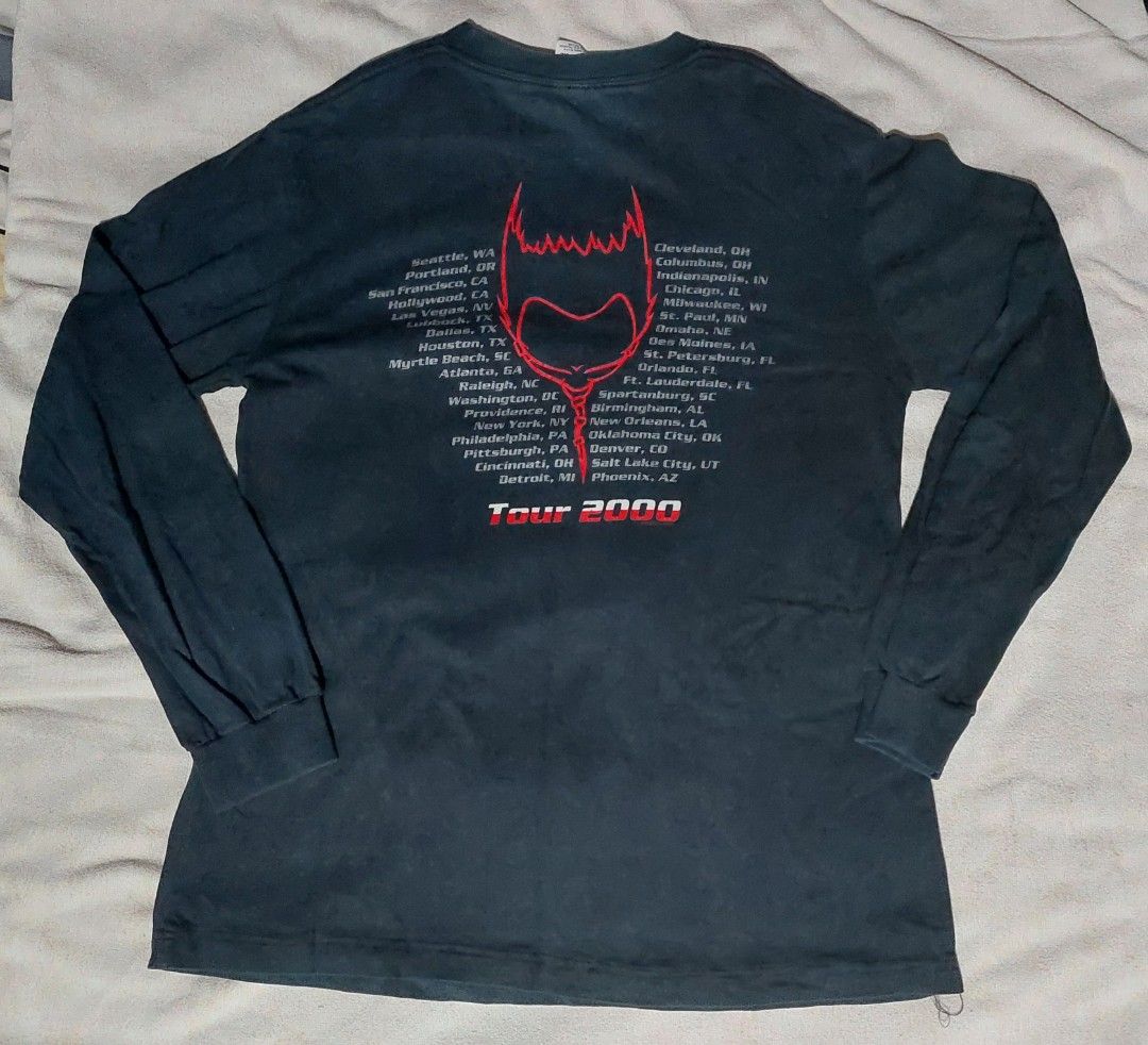 Vintage 2000 Static-X US tour (Category: Tshirts & Polo Shirts ) located in Daet. Submitted by stonervoid (Listing ID 1464906469, Image 2). Description: Vintage 2000 Static-X US tour dimes: 20x27 price 900 shipped issue: faded saka pinatahi na pinaliitan kaya naging 20x27.