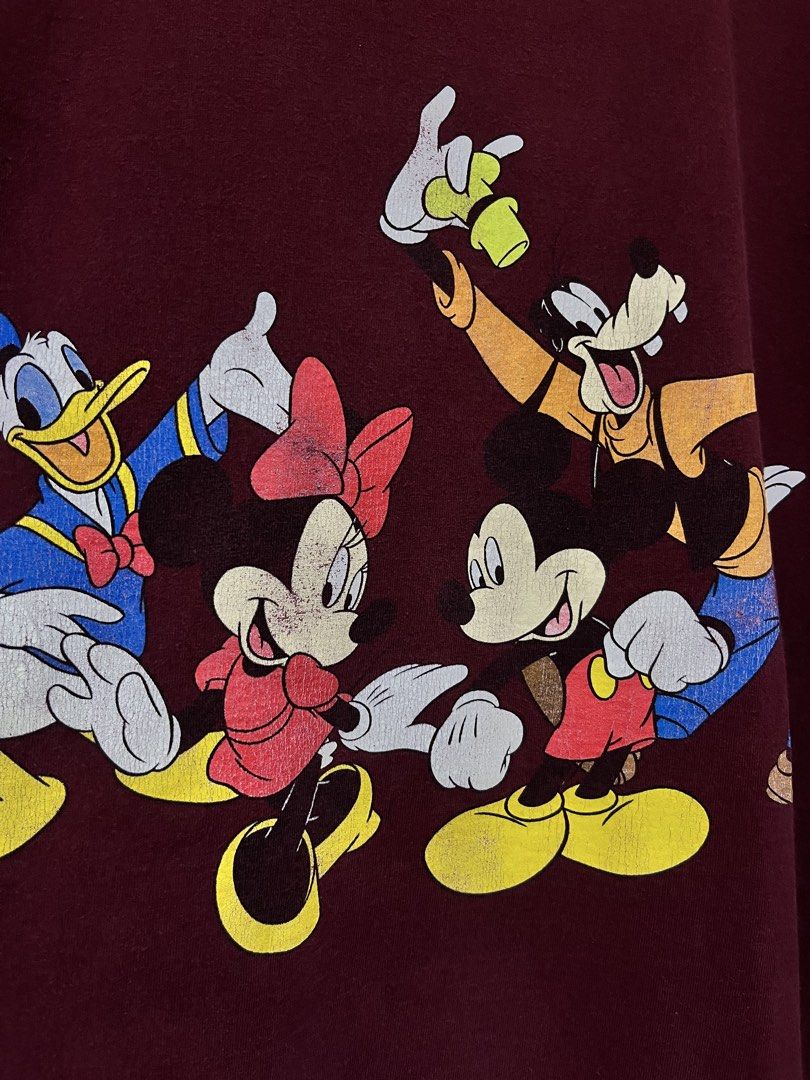 Vintage 90’s MICKEY MOUSE&FRIENDS (Category: Tshirts & Polo Shirts ) located in Manila. Submitted by jils.vtg (Listing ID 1464862308, Image 2). Description: XL size Color rate: 9/10 Issue: Hairlines Pm nalang sa dimes.
