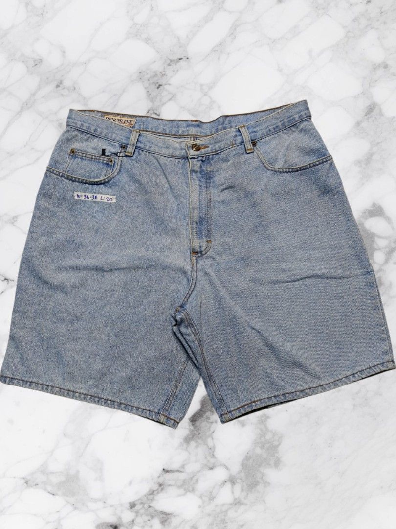 Vintage Benchline Jorts (Category: Shorts) located in Kidapawan. Submitted by mabthriftshop (Listing ID 1464906284, Image 1). Description: Condition: Excellent Color rate: 9.5/10 Size: XL Dimes: 36-38 x 20 Issue: None ⚠️ Buyer Notice: Please review all condition photos and size details carefully before purchasing to ensure a perfect fit. Ship Thru : J&T and LBC.
