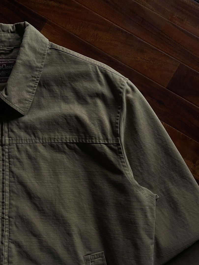 Vintage Marlboro Classic Harrington Jacket (Category: Coats, Jackets and Outerwear) located in Roxas City. Submitted by reclaimedculture_thrift2 (Listing ID 1464863586, Image 2). Description: Condition/Issue Good Condition Natural Fades Used With Care Fav Piece Color Rate : 8/10 Condition : 9/10 Dimensions / Inches Width : 26 Length : 31.5 ₱2,000.00 🏷 + Sf.