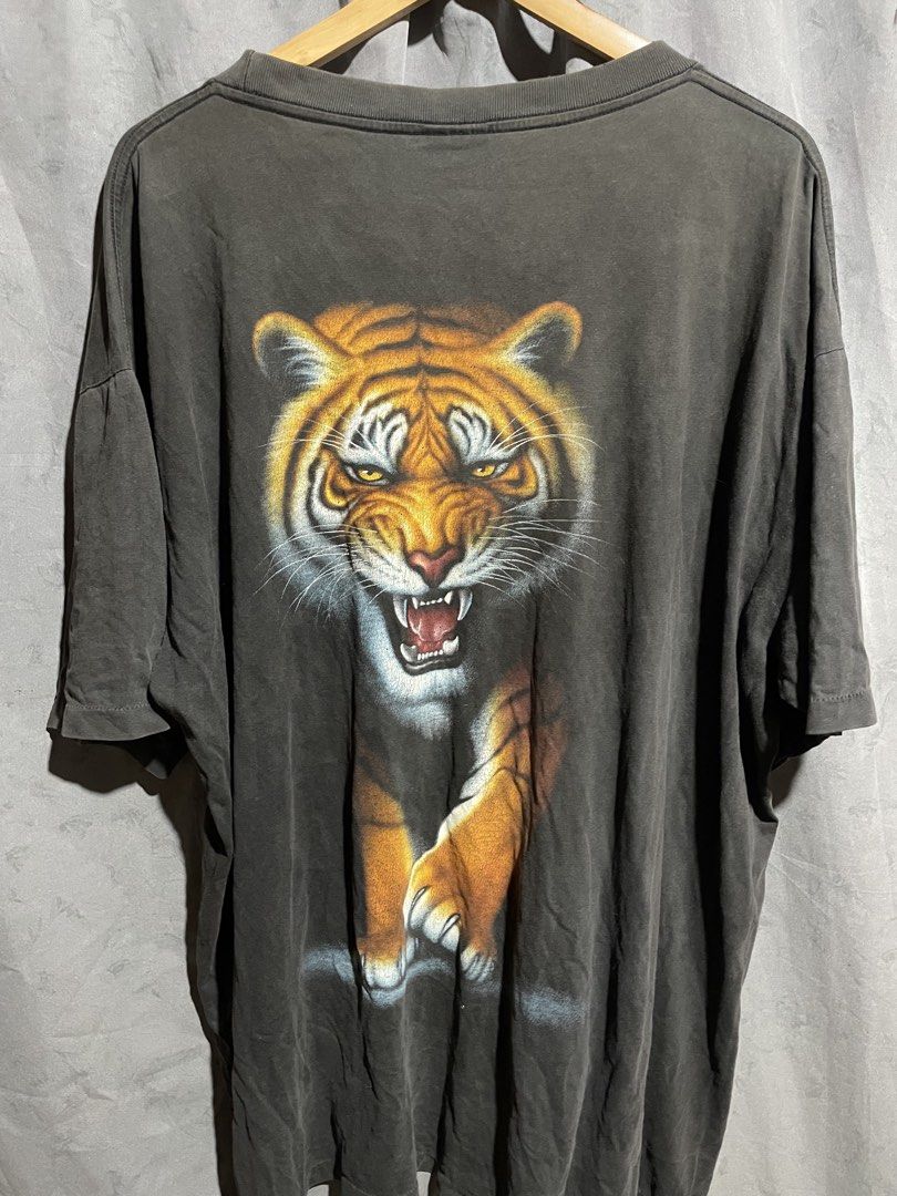 Vintage Rock Eagle Tiger Shirt (Category: Tshirts & Polo Shirts ) located in Kalibo. Submitted by kaizenfinds7 (Listing ID 1464871094, Image 2). Description: Issue nasa pic na Well used condition Single Stitch All the way For big boys XXL 28x32 +sf.