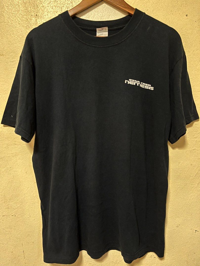 Vintage STARTREK NEMESIS dated 2002 (Category: Tshirts & Polo Shirts ) located in Manila. Submitted by jils.vtg (Listing ID 1464861123, Image 3). Description: Large on tag Color rate: 9/10 Issue: Hairlines Pm nalang sa Dimes.