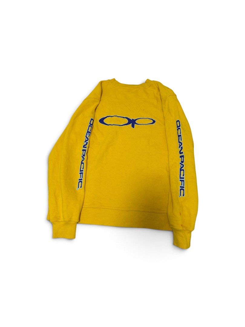 Vintage Y2K Ocean Pacific Sweater (Category: Coats, Jackets and Outerwear) located in Bacolod City. Submitted by gemsandhems_ (Listing ID 1464907168, Image 1). Description: Excellent condition Color rate: 10/10 No crack in prints Dimensions: 19x24 (Inches) Need wash last picture .