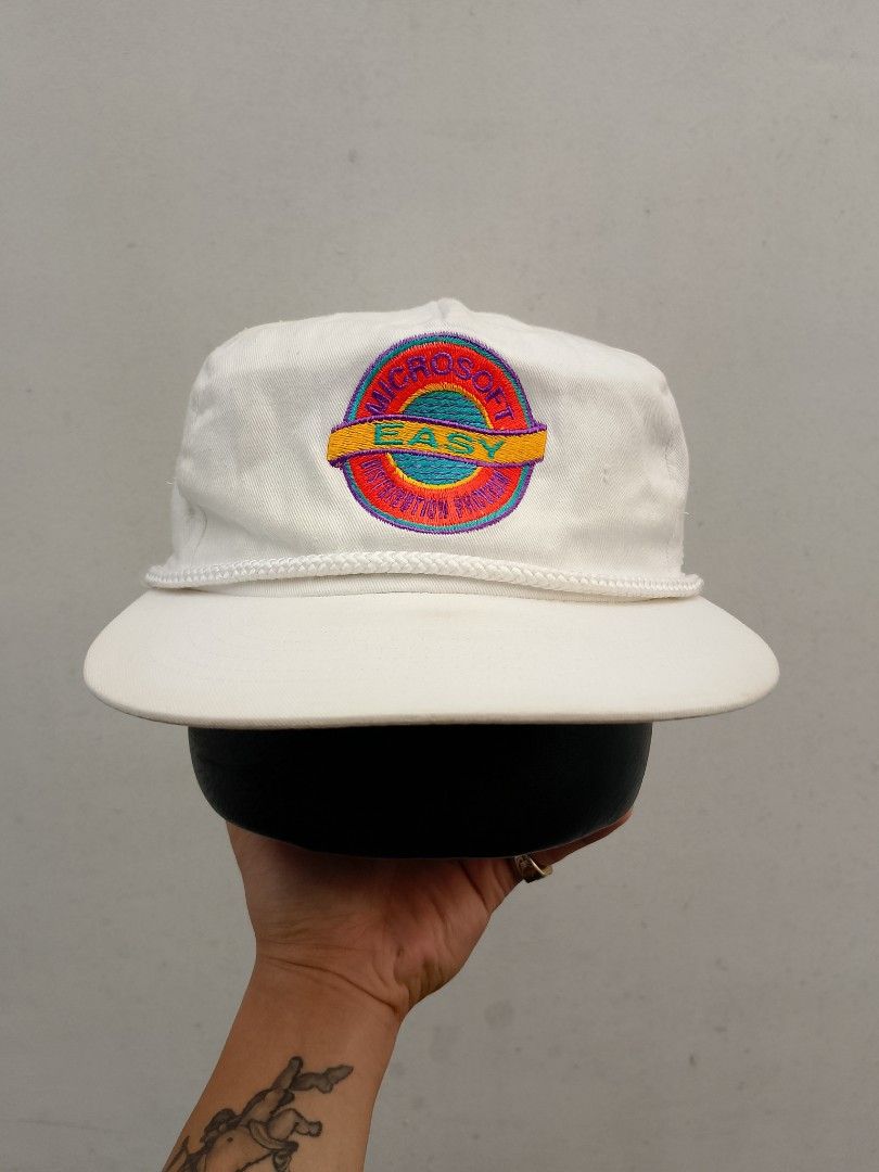 Vtg Microsoft Easy Rope Hat (Category: Caps & Hats) located in Subic. Submitted by stealo (Listing ID 1464800623, Image 1). Description: Vtg Microsoft Easy Rope Hat Good 550 J&T Gcash Olongapo City.