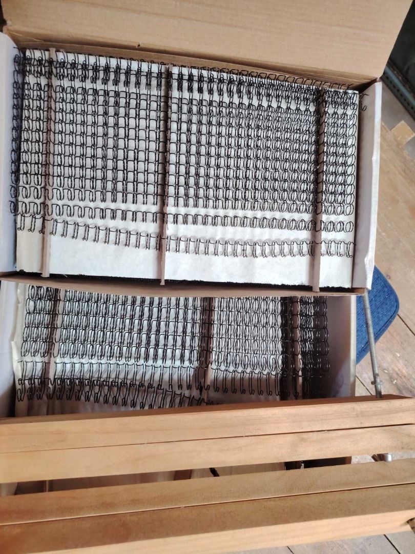 WireBind W20A Wire Binding Machine and Paper Cutter Bundle (Category: Craft Supplies & Tools) located in Caloocan City. Submitted by luckyepica (Listing ID 1464834430, Image 3). Description: - Model: WireBind W20A heavy-duty wire binding machine (3:1 pitch) - Includes a large black paper cutter board with a helpful alignment grid - Comes bundled with boxes of black wire binding spines in multiple sizes - Ideal for creating professional office rep