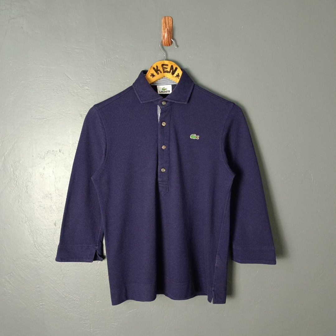 Women's - Lacoste (Category: Longsleeves) located in Bacolod City. Submitted by drop.ph (Listing ID 1464879966, Image 2). Description: Lacoste - 3/4 *Dark Navy *Size XS fits S - 17x23.5 *Excellent *No Flaws *Price: 880php *Add SF if outside Bacolod City .