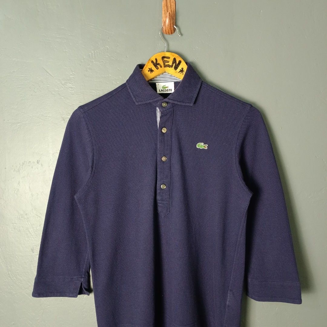 Women's - Lacoste (Category: Longsleeves) located in Bacolod City. Submitted by drop.ph (Listing ID 1464879966, Image 1). Description: Lacoste - 3/4 *Dark Navy *Size XS fits S - 17x23.5 *Excellent *No Flaws *Price: 880php *Add SF if outside Bacolod City .