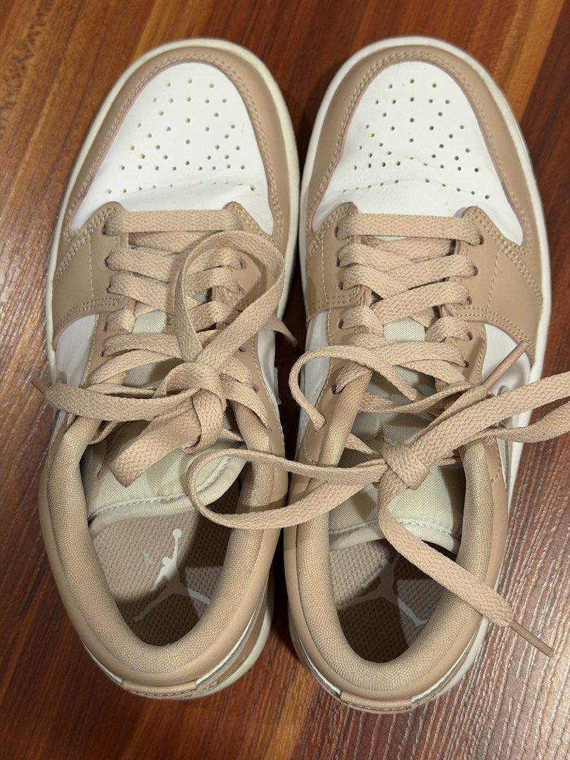 Womens Air Jordan RETRO 1 LOW (Category: Sneakers & Footwear) located in Batangas. Submitted by rheneemaequizon (Listing ID 1464896597, Image 2). Description: Womens Air Jordan RETRO 1 LOW WHITE/LIGHT BONE-PARTICLE BEIGE No box - Bought in S Maison in 2024 No issues Good as new Minsan lang nagamit RFS: Nakatambak lang, need funds.