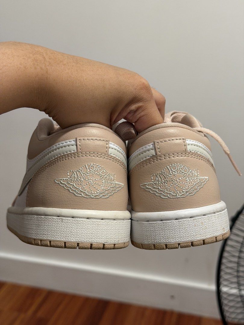 Womens Air Jordan RETRO 1 LOW (Category: Sneakers & Footwear) located in Batangas. Submitted by rheneemaequizon (Listing ID 1464896597, Image 3). Description: Womens Air Jordan RETRO 1 LOW WHITE/LIGHT BONE-PARTICLE BEIGE No box - Bought in S Maison in 2024 No issues Good as new Minsan lang nagamit RFS: Nakatambak lang, need funds.