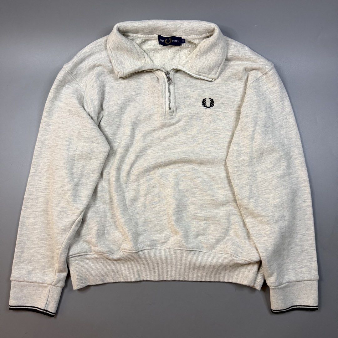 (Womens) Fred Perry - Quarter Zip Jacket (Category: Coats, Jackets and Outerwear) located in Paranaque City. Submitted by millennial_goodz (Listing ID 1464890957, Image 1). Description: WTS (Womens) Fred Perry - Quarter Zip Jacket Size Small womens Dimensions: 21" / 23" Excellent condition Authentic P1,200 only DM.