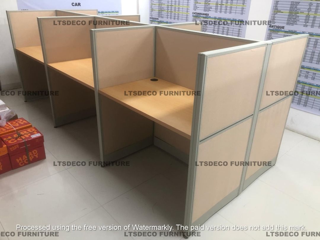 workstation table bpo system office partition furnitures (Category: Office Furniture & Fixtures) located in Caloocan City. Submitted by cheska.ltsdeco (Listing ID 1464792544, Image 3). Description: 👉Are you looking for WORKSTATION, MODULAR CUBICLES OFFICE PARTITION, and OFFICE FURNITURE SUPPLIER? LTSDECO Furniture, is direct supplier, manufacturer, and trusted provider of high quality, affordable and durable modular office divider partition, hom