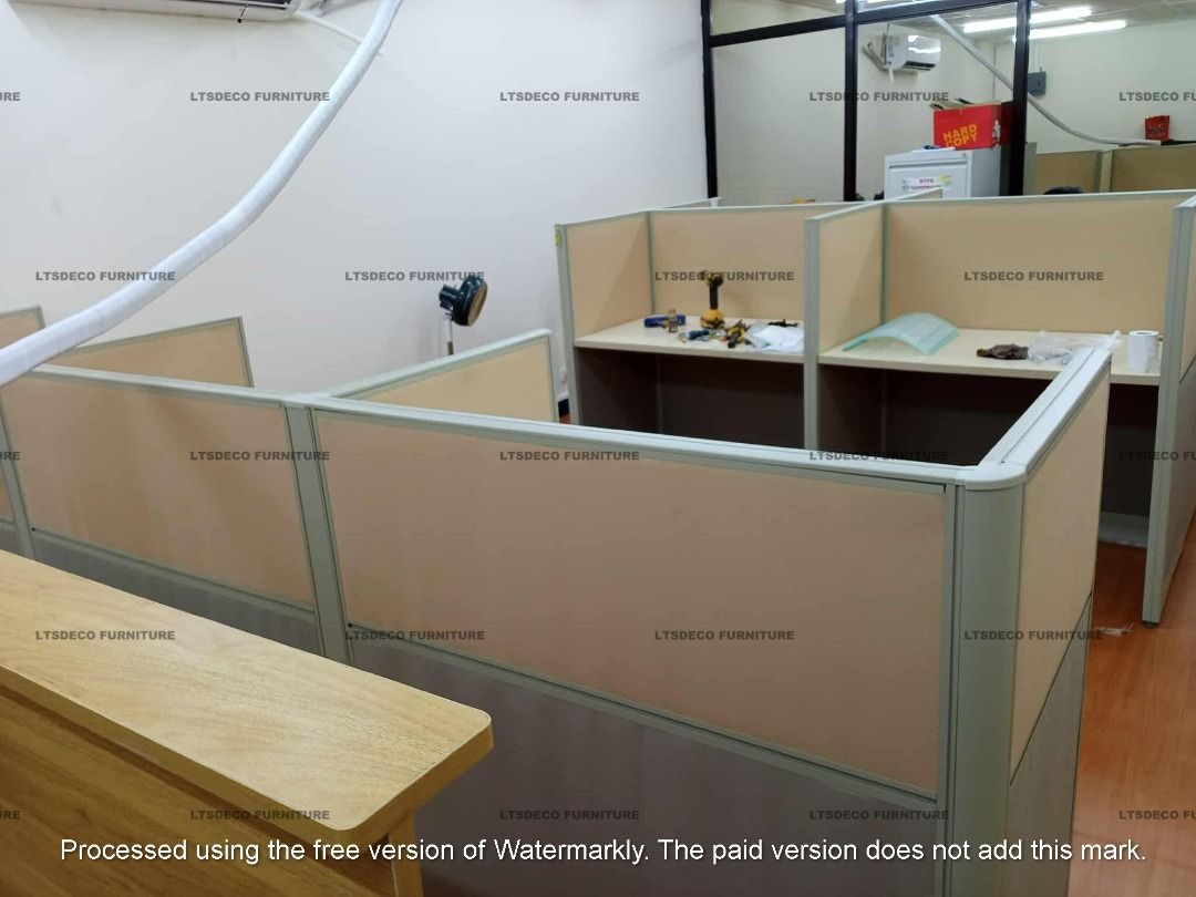 workstation tables modular customized office partitions (Category: Office Furniture & Fixtures) located in Caloocan City. Submitted by cheska.ltsdeco (Listing ID 1464836880, Image 2). Description: 👉Are you looking for WORKSTATION, MODULAR CUBICLES OFFICE PARTITION, and OFFICE FURNITURE SUPPLIER? LTSDECO Furniture, is direct supplier, manufacturer, and trusted provider of high quality, affordable and durable modular office divider partition, home