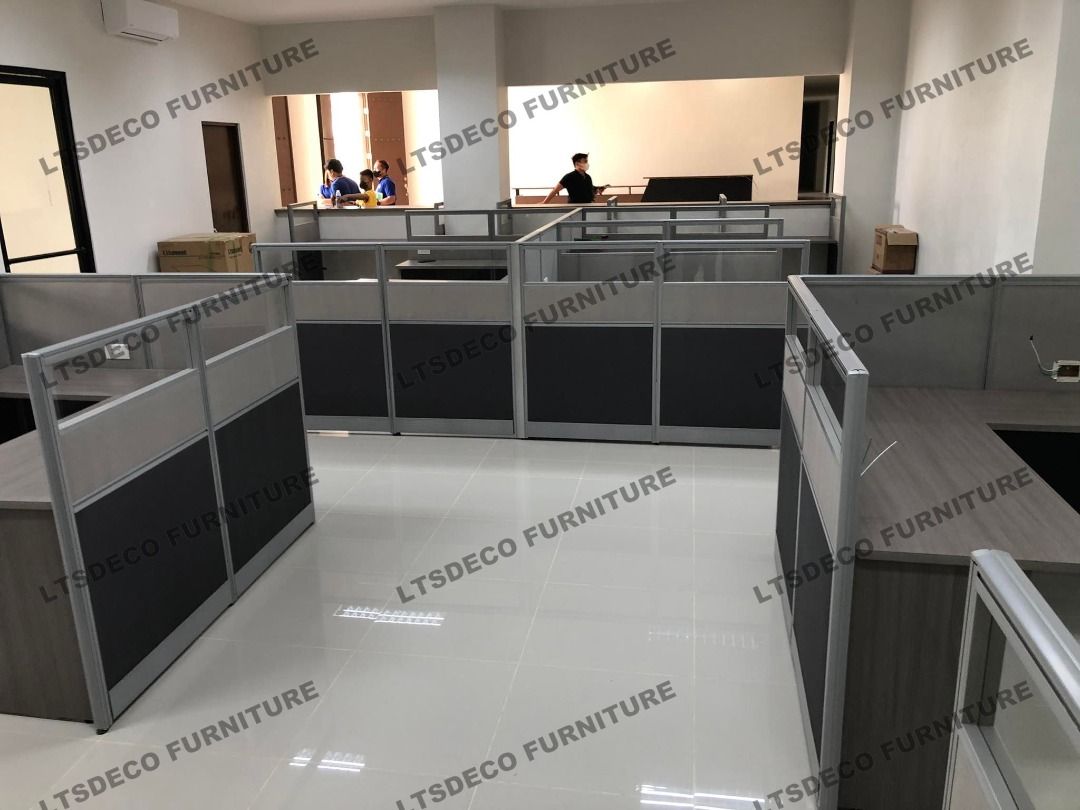 workstation tables modular office partition furnitures customized (Category: Office Furniture & Fixtures) located in Quezon City. Submitted by chris.ltsdeco (Listing ID 1464778618, Image 2). Description: 👉Are you looking for WORKSTATION, MODULAR CUBICLES OFFICE PARTITION, and OFFICE FURNITURE SUPPLIER? LTSDECO Furniture, is direct supplier, manufacturer, and trusted provider of high quality, affordable and durable modular office divider partitio
