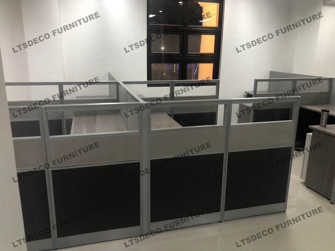 workstation tables modular office partition furnitures customized (Category: Office Furniture & Fixtures) located in Quezon City. Submitted by chris.ltsdeco (Listing ID 1464778618, Image 1). Description: 👉Are you looking for WORKSTATION, MODULAR CUBICLES OFFICE PARTITION, and OFFICE FURNITURE SUPPLIER? LTSDECO Furniture, is direct supplier, manufacturer, and trusted provider of high quality, affordable and durable modular office divider partitio