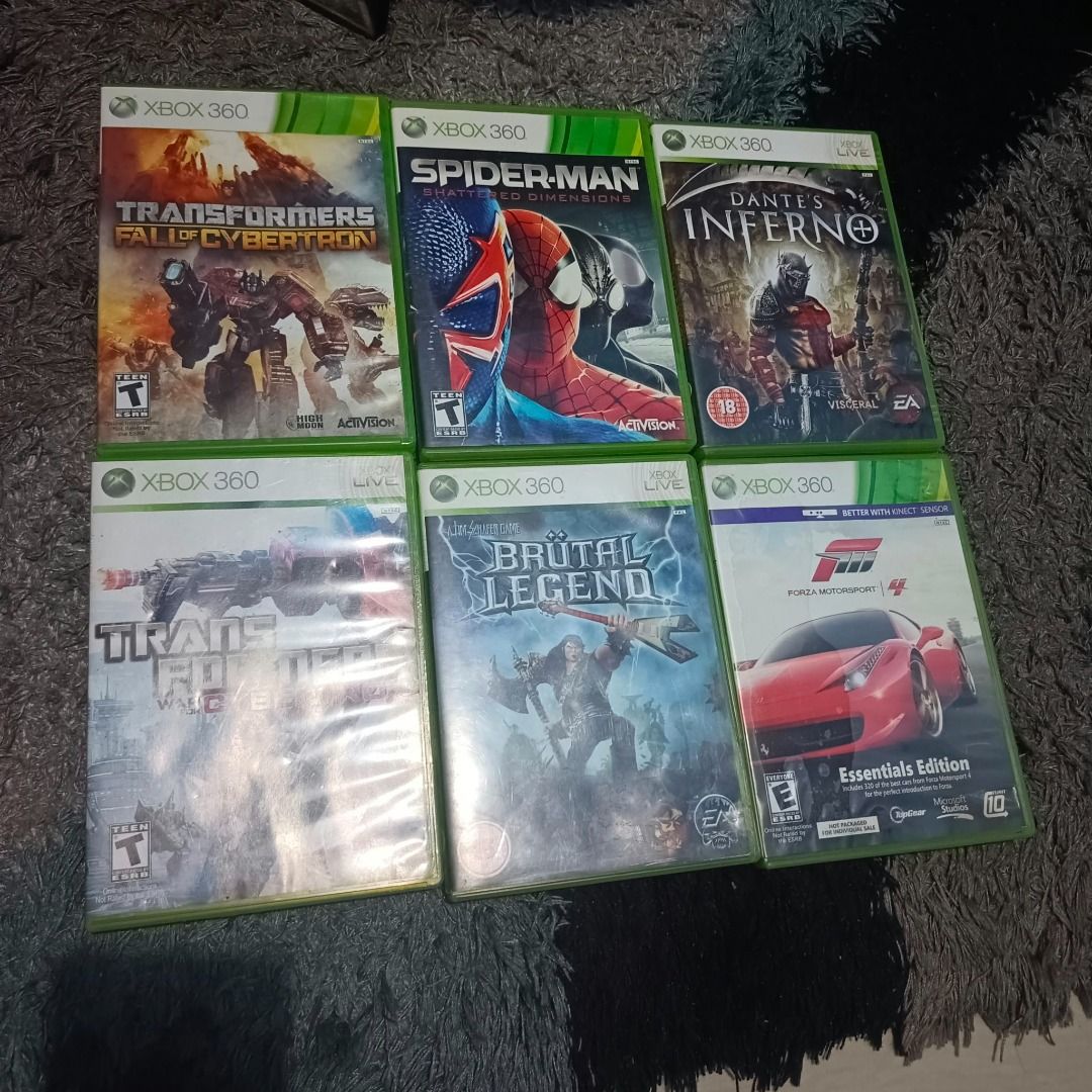 xbox 360 game gundle (Category: Xbox) located in Caloocan City. Submitted by cleverbear_7e3510 (Listing ID 1464965779, Image 1). Description: - take all only - has some light scratches rfs: nakita sa tambakan walang xbox 360 .