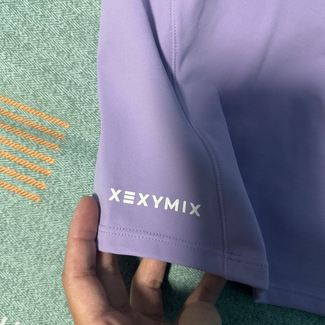 Xexymix Sports Bra Top (Category: Activewear) located in Pasig City. Submitted by closet_declut95 (Listing ID 1464821392, Image 2). Description: Bought for Php 2,700 via website Size: Small Color: Purple Haze Model: 380N Support Top Padded Top Used only once Rfs: color doesnt look good on me.