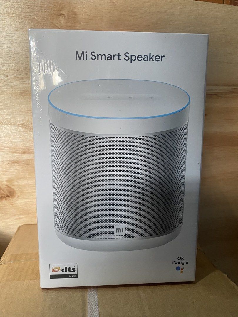Xiaomi Mi Smart Speaker L09G (Category: Soundbars, Speakers & Amplifiers) located in Las Pinas. Submitted by pjuridico (Listing ID 1464802535, Image 1). Description: - Brand: Xiaomi Mi Smart Speaker (Model L09G) - Color: White - Condition: Brand new, still sealed in original plastic wrap - Sound Quality: DTS sound tuning with -Fi audio processor and Texas Instruments chip - Smart Features: Built-in Google Assistant for voice control - Connectivit