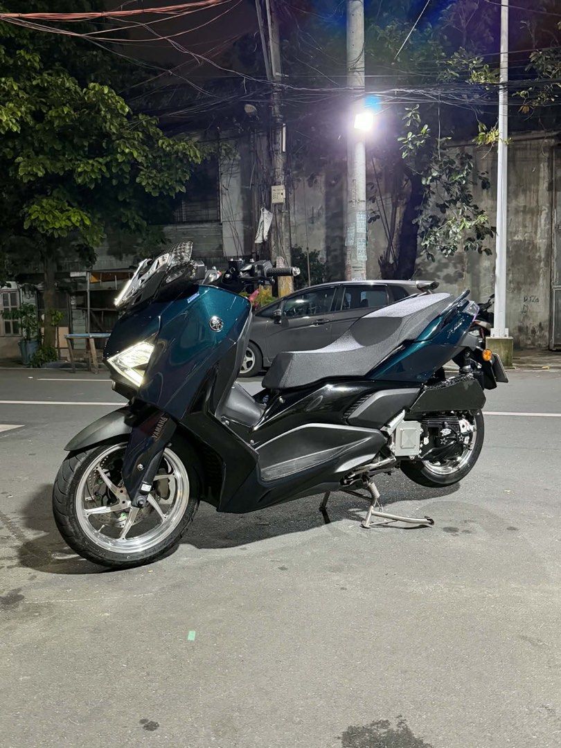 Xmax 300 V2 2024 (Category: Motorbikes for Sale) located in Manila. Submitted by chrmnmllxx06 (Listing ID 1464904064, Image 2). Description: FOR SALE XMAX 300 V2 2024 MODEL 10K ODO UNLI SCAN ORIG OR CR (REGISTERED UNDER MY NAME) MOTHER FILE MANILA NA COLOR INDICATE CHANGE COLOR TO GREEN (ANY TYPES OF GREEN PWEDE) REGISTERED TILL APRIL 2027 BREMBO 4POT CALIPER K50 RADIAL FRONT BREMBO 2POT CALIPER REAR GARUDA BREAK HOSE RFRS CNC MAGS KAMUI BIG DISC