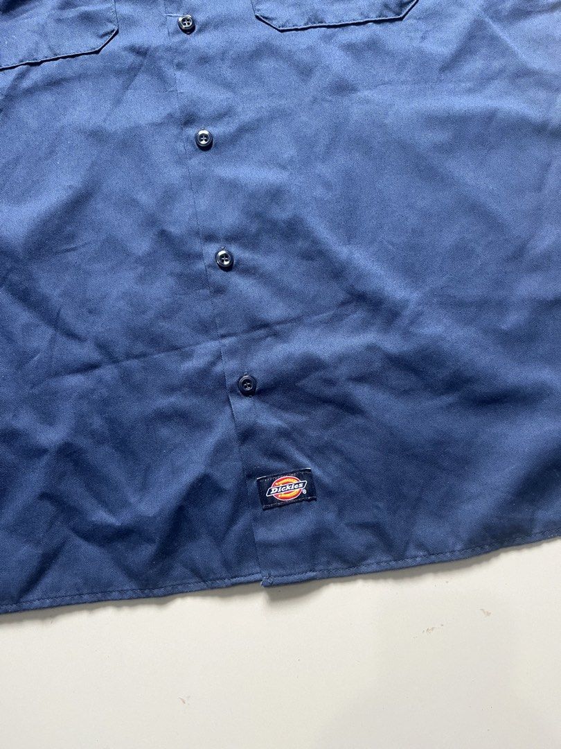 Y2K dickies polo shirt navy (Category: Tshirts & Polo Shirts ) located in Lapu Lapu. Submitted by jhonrener41426 (Listing ID 1464781984, Image 2). Description: Large on tag Dimes 24x32 Excellent condition Color rate 9.8/10 Authentic Issue none Navy blue Crispy pa .
