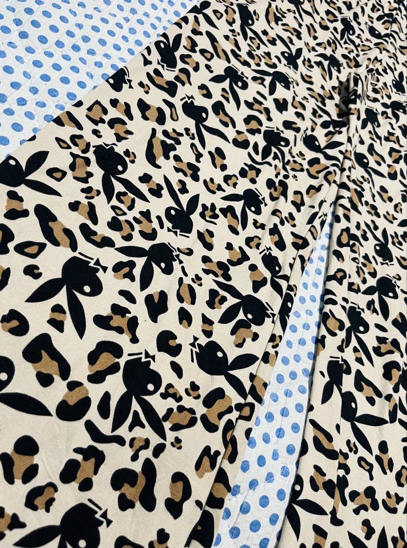 Y2K Playboy Leopard Print Wide-Leg Pants (Category: Other Bottoms) located in Navotas City. Submitted by y2kikaystuff (Listing ID 1464957278, Image 2). Description: Y2K Playboy Leopard Print Wide-Leg Pants Small fits 25-31(Waistline) 39.5Length Personal item from Japan No issue Can pass as new 400 only Pm me.
