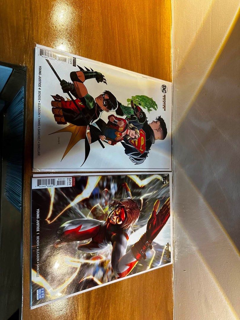 Young Justice DC Comics set (Category: Comics & Manga) located in Caloocan City. Submitted by saintsss23 (Listing ID 1464855382, Image 1). Description: Young justice set: issue 1 and 4.