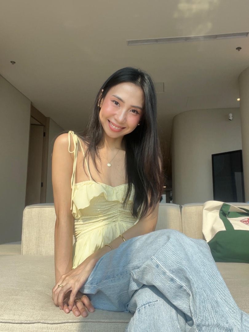 Young Studio ruffle top in lemon butter yellow (Category: Sleeveless) located in Manila. Submitted by yvettepreloved (Listing ID 1464806155, Image 1). Description: Worn twice only, still in pristine condition! Already sold out in all sizes. This is one of my fave tops but I already have way too many lemon / butter yellow top colors!.