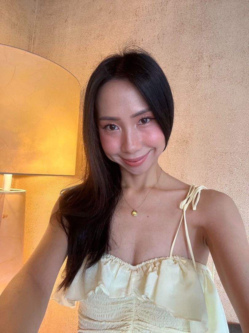 Young Studio ruffle top in lemon butter yellow (Category: Sleeveless) located in Manila. Submitted by yvettepreloved (Listing ID 1464806155, Image 3). Description: Worn twice only, still in pristine condition! Already sold out in all sizes. This is one of my fave tops but I already have way too many lemon / butter yellow top colors!.