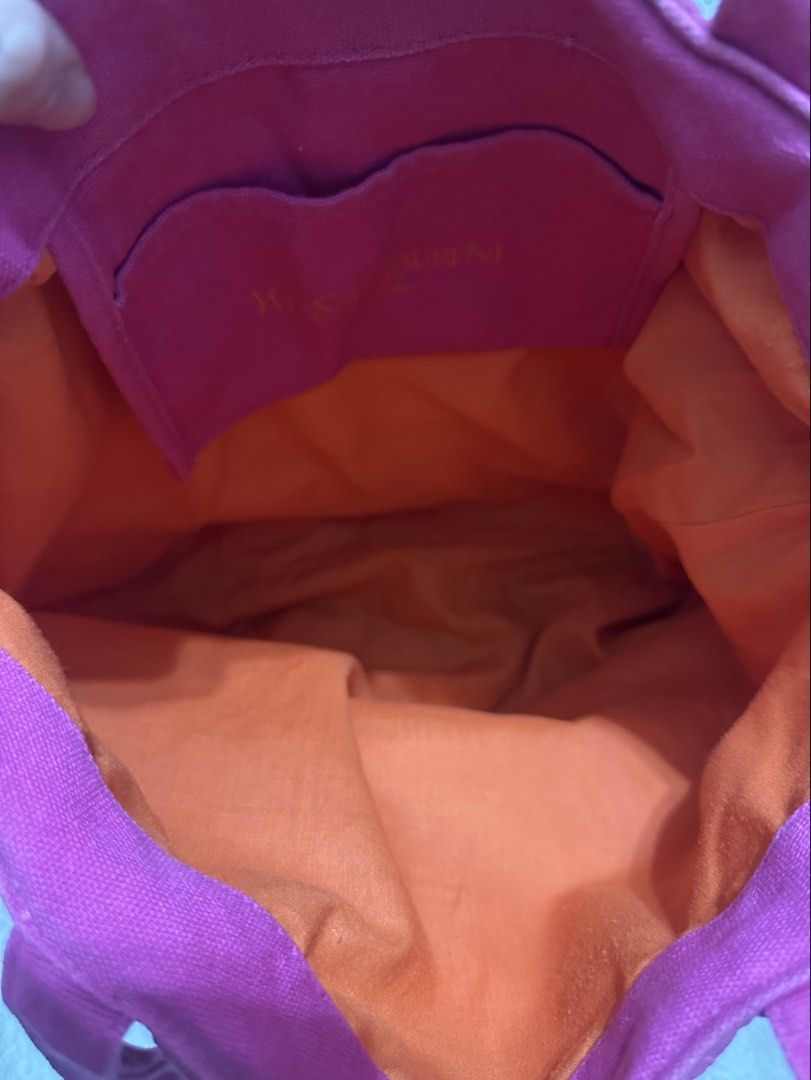 YSL Pink Denim Tote Bag (Category: Tote Bags) located in Manila. Submitted by kluxvault (Listing ID 1464942763, Image 3). Description: .