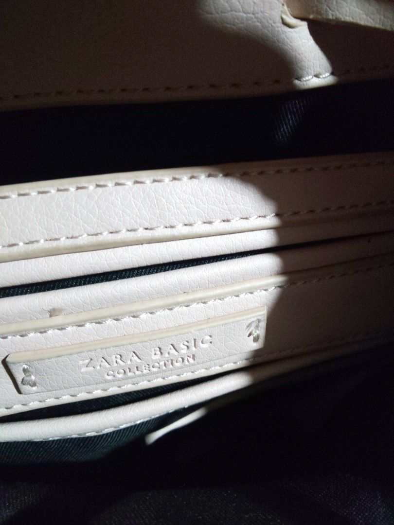 Zara Basic Collection Backpack (Category: Backpacks) located in Dasmarinas. Submitted by 3mi3shop (Listing ID 1464783256, Image 3). Description: Zara fur backpack silver magnetic lock and drawstring 10x9.5 inches payment thru gcash only add'l shipping fee via JNT.