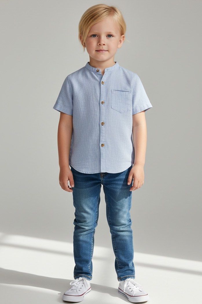 Zara boys shirt (Category: Babies & Kids Fashion) located in Lipa City. Submitted by lifestyled (Listing ID 1464965912, Image 1). Description: Zara boys shirt Size 6 Aa-14” L- 18.5” 💯 Authentic.