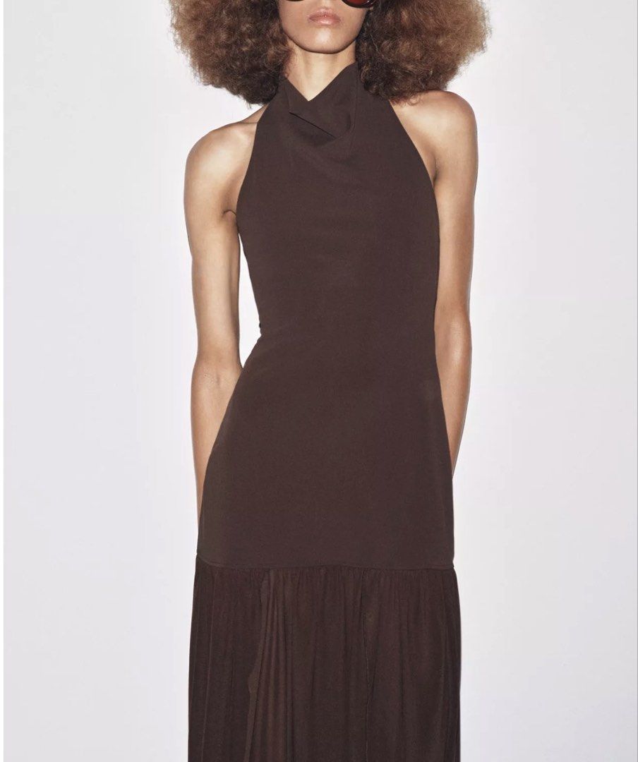 Zara Halter Neck Dress (Category: Dresses) located in Mandaluyong City. Submitted by keep.it (Listing ID 1464789631, Image 2). Description: .