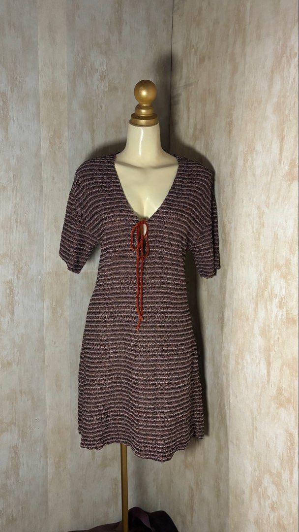 Zara knit dress (Category: Dresses) located in Dasmarinas. Submitted by lovemerit (Listing ID 1464881651, Image 2). Description: Can fit med to xl.