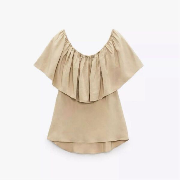 Zara Lyocell Blend Off shoulder Top (Category: Others Tops) located in Manila. Submitted by maurisio (Listing ID 1464820269, Image 2). Description: .