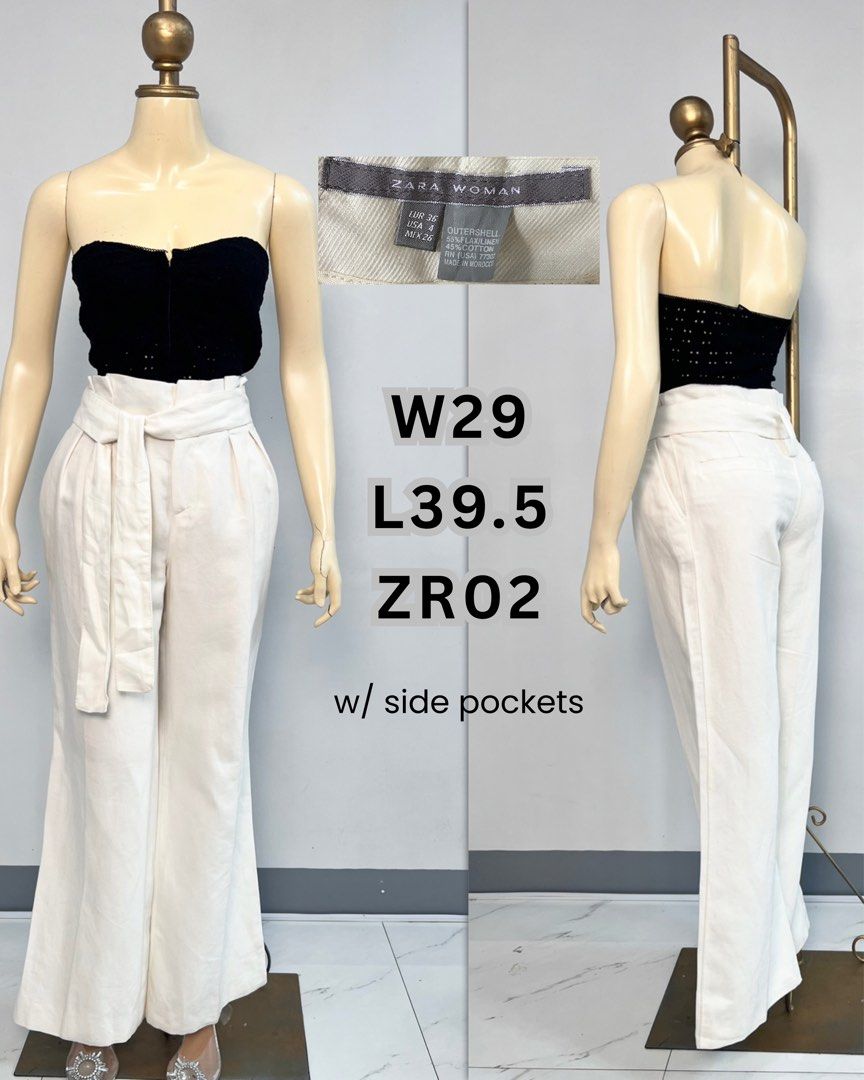 Zara Trousers (Category: Jeans) located in Santa Rosa. Submitted by paupaocollection (Listing ID 1464819884, Image 3). Description: Check sizes 600 each.