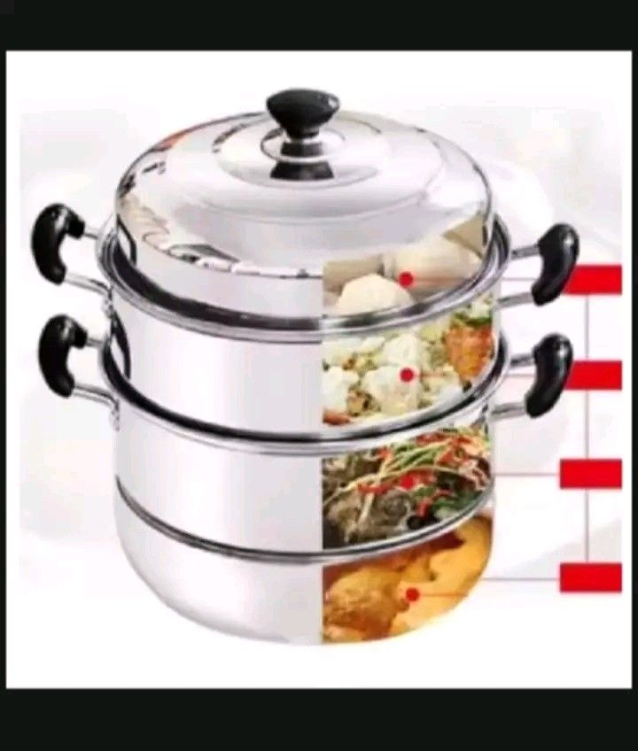 3Layer steamer (Category: Cookware & Accessories) located in Manila. Submitted by vannie30 (Listing ID 1459298385, Image 1). Description: 3 layers steamer pm me COD TRU LALAMOVE *may shipping fee*.