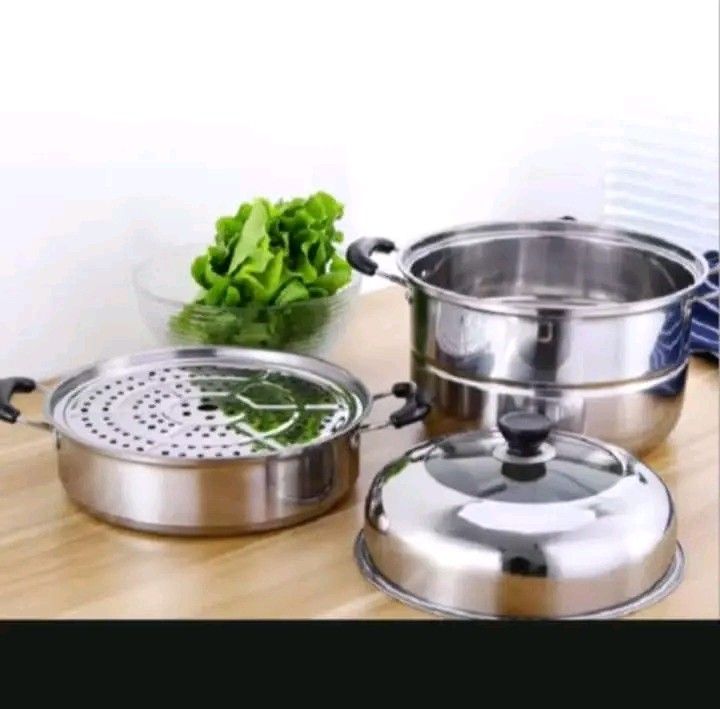 3Layer steamer (Category: Cookware & Accessories) located in Manila. Submitted by vannie30 (Listing ID 1459298385, Image 3). Description: 3 layers steamer pm me COD TRU LALAMOVE *may shipping fee*.
