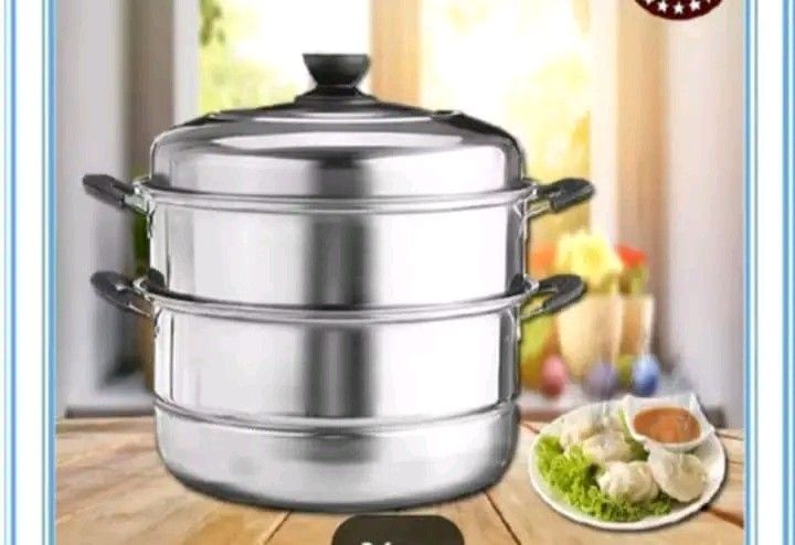 3Layer steamer (Category: Cookware & Accessories) located in Manila. Submitted by vannie30 (Listing ID 1459298385, Image 2). Description: 3 layers steamer pm me COD TRU LALAMOVE *may shipping fee*.