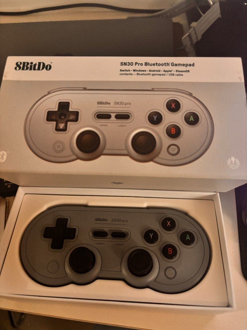 8bitdo sn30 pro with hall effect (Category: Controllers) located in Subic. Submitted by retroaniks (Listing ID 1459367111, Image 1). Description: no issue complete in box 📍baguio city.