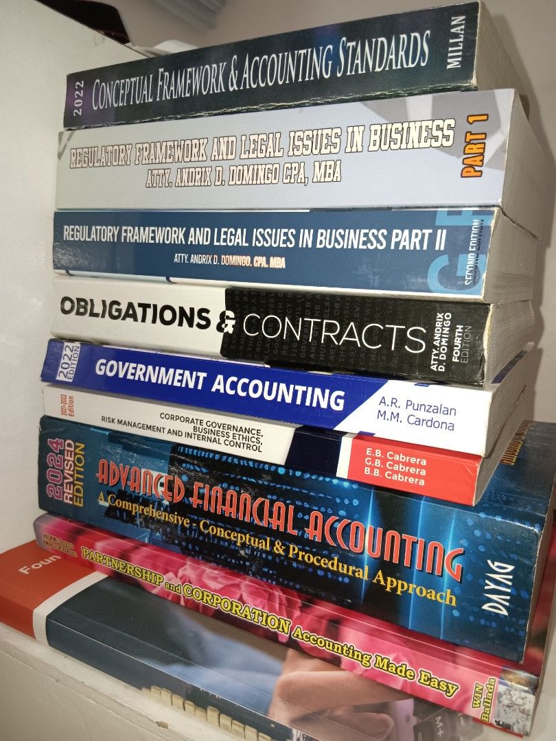 ACCOUNTING BOOKS FOR SALE (Category: Textbooks) located in Lingayen. Submitted by rare.thrift (Listing ID 1459450252, Image 1). Description: FS! ACCOUNTING BOOKS - OPEN FOR OFFERS LOC DAGUPAN, PANGASINAN SHIPPING VIA JNT PM TO AVAIL.