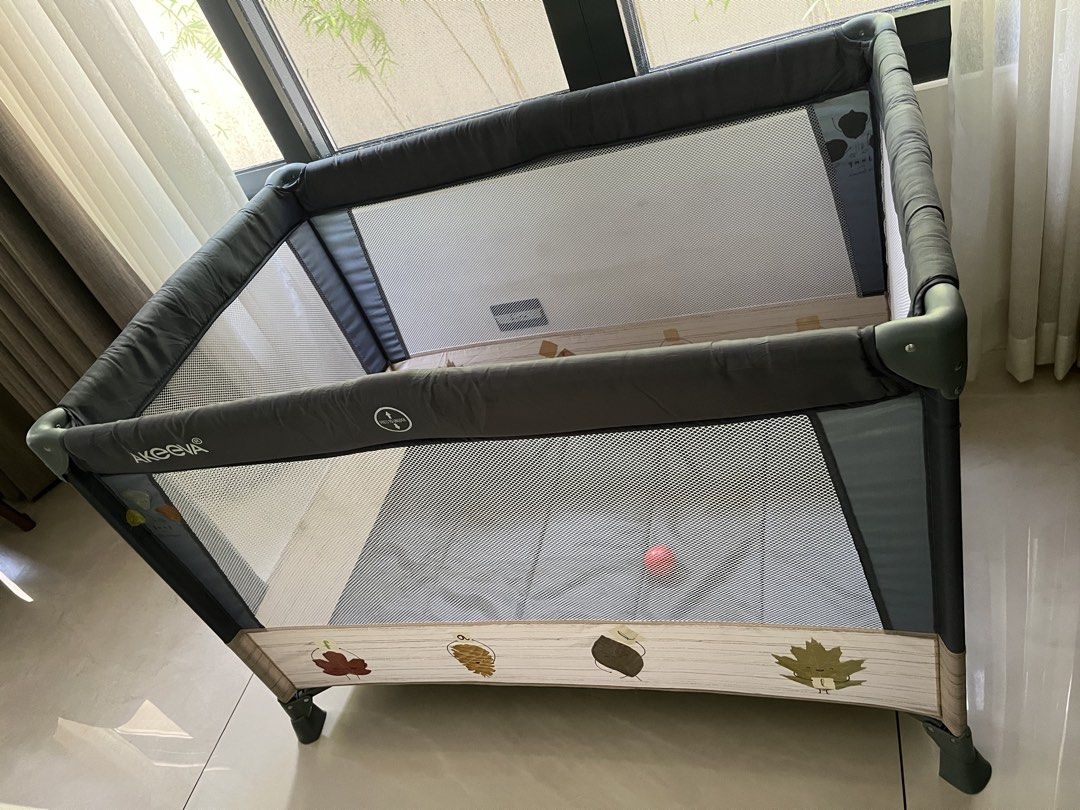 Akeeva Baby Playpen comes complete with box (Category: Cots & Cribs) located in Quezon City. Submitted by tcsej (Listing ID 1459416202, Image 2). Description: Comes complete with box.