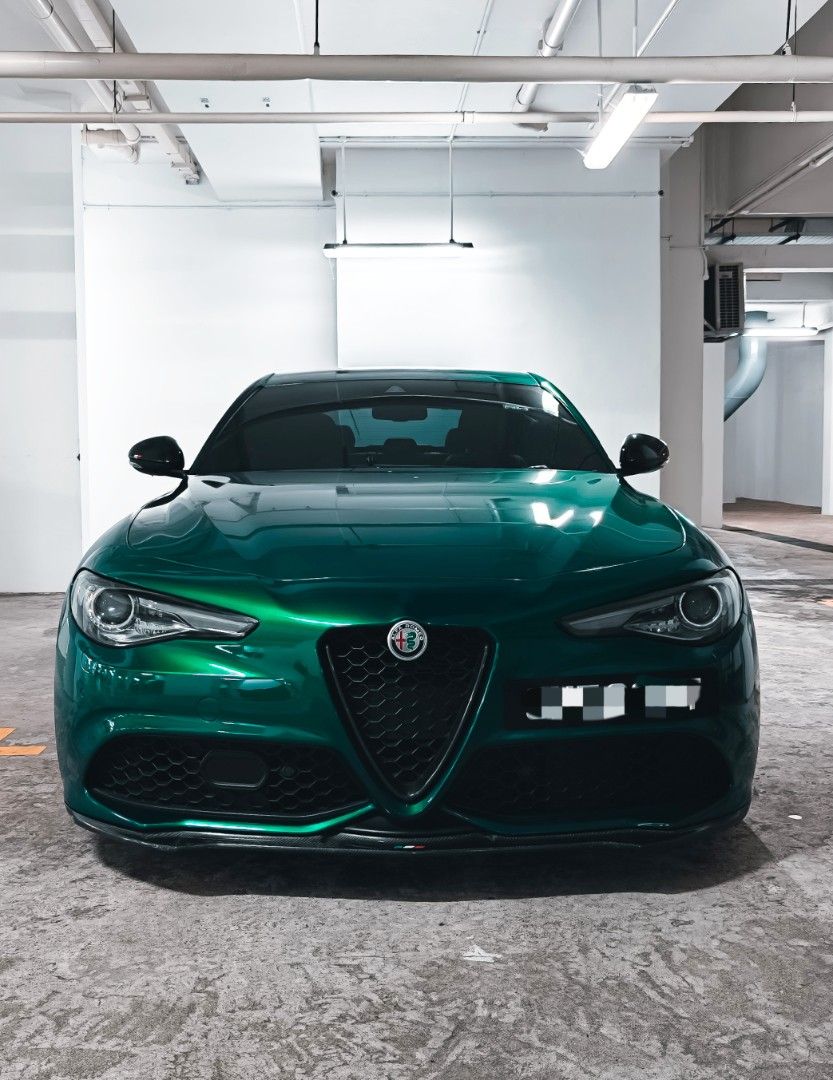 Alfa Romeo Giulia Veloce (A) (Category: Used Cars) located in Singapore. Submitted by mijaburton (Listing ID 1361090345, Image 1). Description: 2020 Alfa Romeo Giulia | 2.0 Turbo | 280bhp | 8-Speed Auto Beautiful 2020 Alfa Romeo Giulia with the iconic Italian styling and excellent driving dynamics. 2.0L turbocharged engine producing 280bhp, paired with an 8-speed automatic gearbox. 115,000km mileage with COE till February 2031. Well maintained an