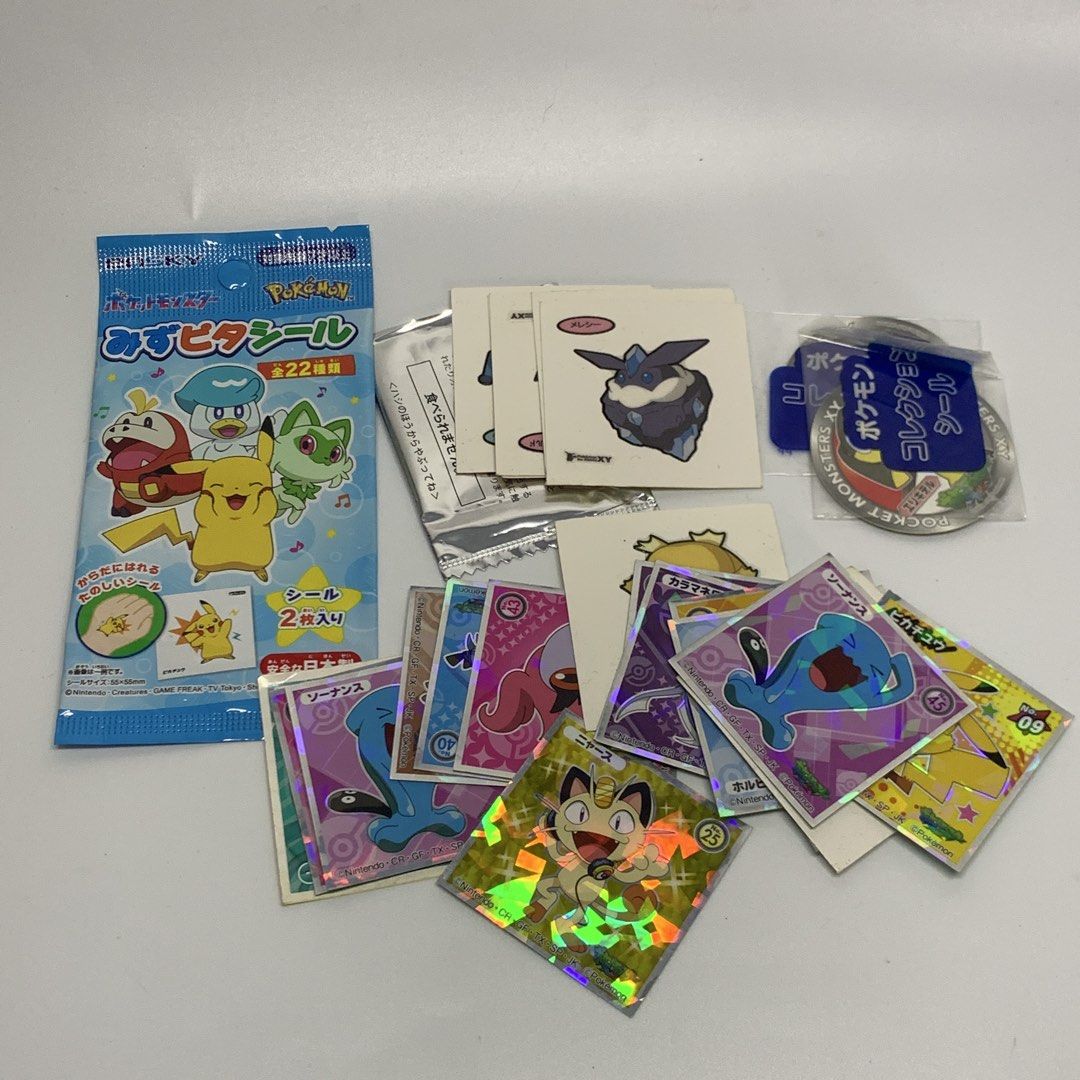 Assorted Nintendo Pokemon Stickers and Magnets Set (Category: Character Goods) located in General Trias. Submitted by shxx_phine (Listing ID 1459289209, Image 2). Description: 📌LP posted, PLS refrain from haggling 📌 all items are japan surplus finds 📌 STRICTLY mine now, pay after invoice 📌 NO RUSH shipping (we ship every tues & fri, depending on our availability) 📌 NO cancellation, return and refunds mod | j&t, lalamove mop | gcash , mariban