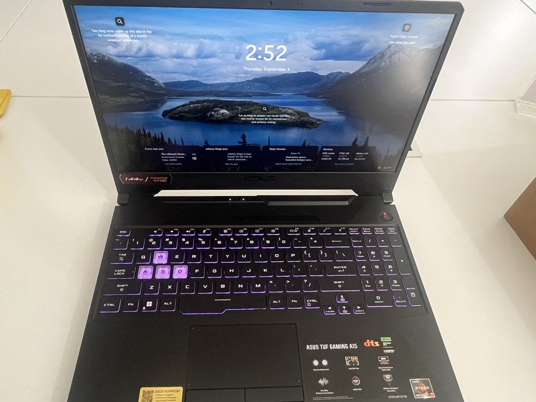 ASUS TUF Gaming A15 Laptop (Category: Laptops & Notebooks) located in Manila. Submitted by astral_06 (Listing ID 1459350934, Image 1). Description: Asus TUF A15 16gb ram AMD Ryzen 7 15.6 inches RTX 3050 Windows 11 Pro 512GB SSD Inclusions: Bag Mouse Mousepad.